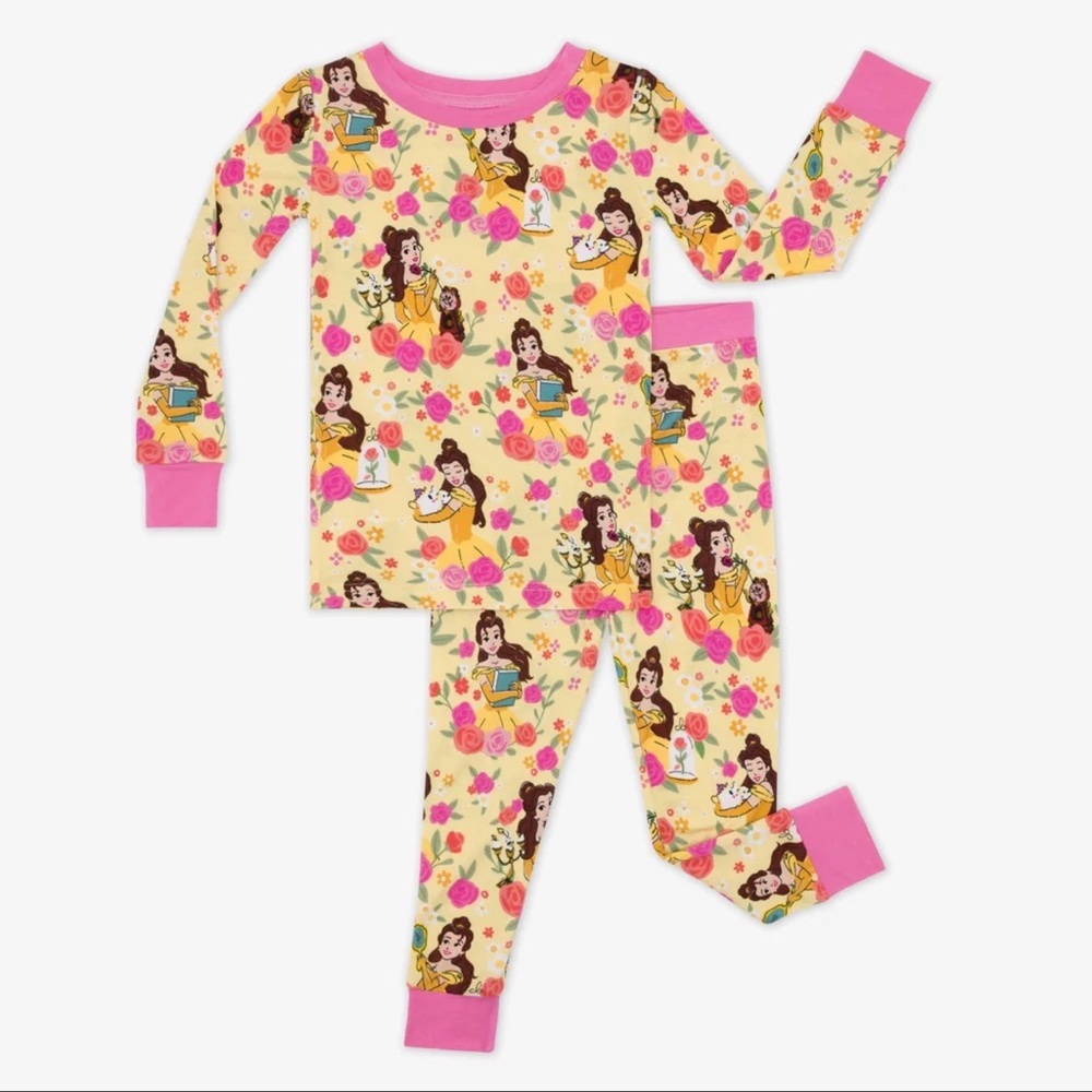 NWT 4T Princess Belle Little Sleepies Disney’s NIP